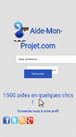 Mobile Screenshot of aide-mon-projet.com